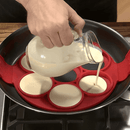 Forma para Panquecas em Silicone Antiaderente - Compre 2 Leve 3